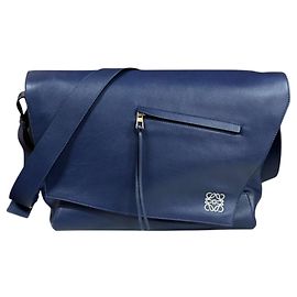 Borsa a tracolla Anton Loewe Blu navy