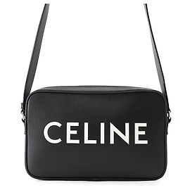 Céline Borsa a tracolla in pelle nera Celine Nero