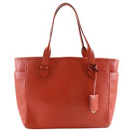 Loewe Heritage Tote Leather Red