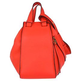 Loewe Hammock Leather Small Roja
