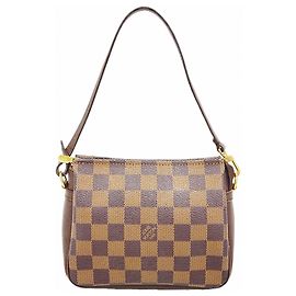 Louis Vuitton Damier Trousse Makeup Bag/Pouch N51982 Damier ebene