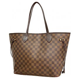 Louis Vuitton Damier Neverfull MM Tote Bag N51105 Ebene Damier ebene