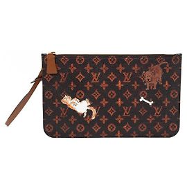 Louis Vuitton Pochette Monogram Catogram Marron Monogramme