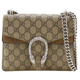 Gucci Dionysus GG Coated Canvas Mini Marrone