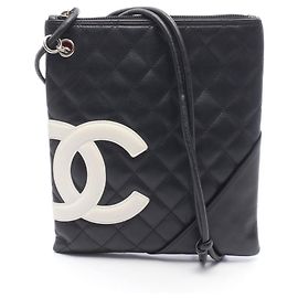 Borsa a Spalla Chanel Cambon Line Nero Bianco
