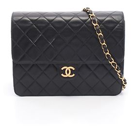 Borsa a tracolla Chanel Matelassé Single Flap Nero