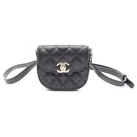 Mini Waist Bag Matelassé Chanel Nero