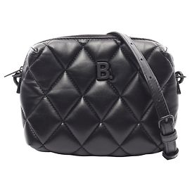 Borsa a tracolla in pelle nera Balenciaga Nero