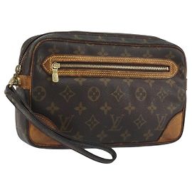 LOUIS VUITTON Monogram Marly Dragonne GM Clutch Bag M51825 LV Auth ep15546 Monograma