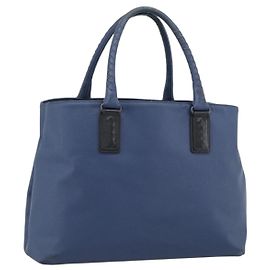 Borsa BOTTEGA VENETA in pelle Blu Nero Auth ka5382 Nero Blu