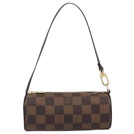 Louis Vuitton Papillon Pochette Damier Ebene Marrone