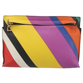 Loewe T Messenger Leather Medium Multicolore