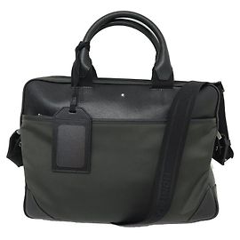 NOVA PASTA DE DOCUMENTOS MONTBLANC JET SLIM EM COURO SARTORIAL 116792 Caqui