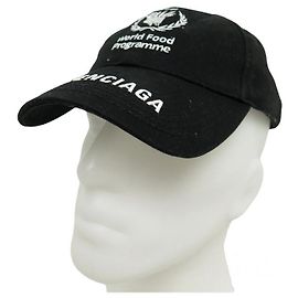 NUEVA GORRA BALENCIAGA WFP WORLD FOOD PROJECT 612955 L 58 ED LIMITADA Negro