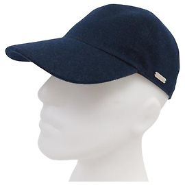 NEW LORO PIANA BASEBALL CAP M 57 IN CASHMERE BLUE CASHMERE CAP Blue