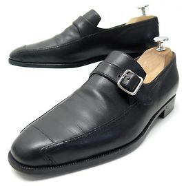 MOCASSINS BERLUTI COM FIVELA 7 41 EM COURO PRETO Preto