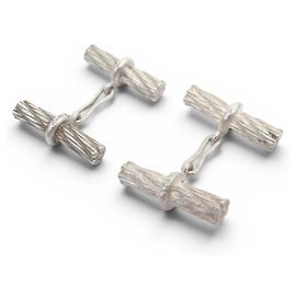 Hermès ABOTOADURA HERMES DE PERCIN EM PRATA 925 CORDAGE Prata