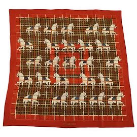 Hermès Hermes Carré 90 Seta multicolore 90 x 90 cm Multicolore