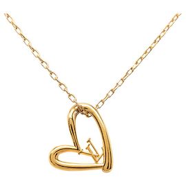 Collier Louis Vuitton Heart Falling in Love Doré