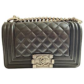 Chanel Boy Chanel handbag in black leather Black