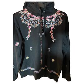 Isabel Marant Pour H&M H&M x Giambattista Valli Sudadera de Algodón Bordada - Negro Negro Multicolor