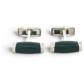 NEUF BOUTONS DE MANCHETTE MONTBLANC STARWALKER 134672 POLAR GREEN CUFFLINKS Vert