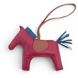 Hermès HERMES RODEO GM TASCHENANKER BORDEAU LEDER SCHLÜSSELANHÄNGER Bordeaux