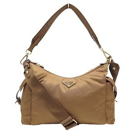 NOVA BOLSA DE OMBRO PRADA EXPLORE 1BC264 RE-NYLON Marrom