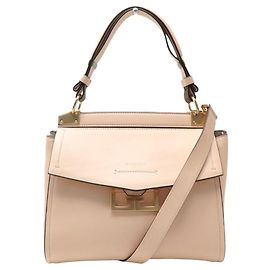 NOVA BOLSA DE MÃO GIVENCHY MYSTIC EM COURO BEGE ALÇA Bege
