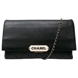 BORSA CHANEL SINGLE FLAP PELLE MATELASSÉ CHIUSURA 2 WAY Nero