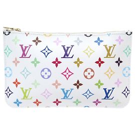 NOVA POCHETTE LOUIS VUITTON PR SAC NEVERFULL MONOGRAM CANVAS MURAKAMI POUCH BAG Multicor