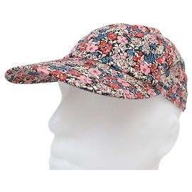 NUEVA GORRA DE BÉISBOL GUCCI X LIBERTY FLEURS 634374 COTTON FLOWERS CAP Multicolor