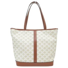 Céline NUOVA BORSA CELINE CABAS MEDIUM TRIOMPHE CANVAS 115072FLC.02GR TOTE BAG Beige