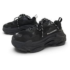 NEUE BALENCIAGA TRIPLE S 524036 SNEAKER 38 SCHWARZ Schwarz