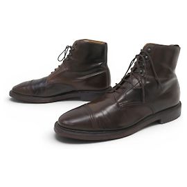Autre Marque STIVALETTI CROCKETT & JONES HARLECH 10.5E in pelle cordovan Marrone