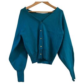 Autre Marque Cardigan con scollo a V EMMEL REFINES Blu Arancione