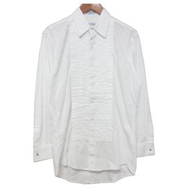 Camisa Christian Dior com pregas Branco