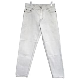 Yves Saint Laurent Pantalon en jean Saint Laurent Paris COUPE DROITE RELAXED Marron Autre