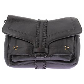 Borsa Jerome Dreyfuss Harry M in pelle nera Nero