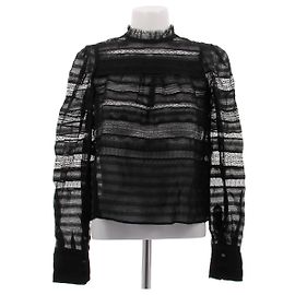 Camicetta in seta nera Isabel Marant Etoile Nero