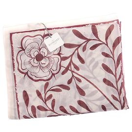 Eric Bompard Pareô estampado branco e vermelho Vermelho