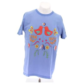 Autre Marque Camiseta estampada MONOKI azul de algodón Azul