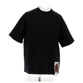 Camiseta de algodón negra Jil Sander Negro