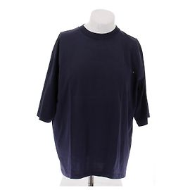 Marni T-shirt navy blue cotton size 52 Navy blue