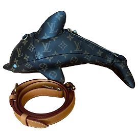 Borsa Louis Vuitton Monogram Dolphin Marrone Monogramma