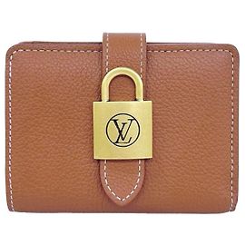 Louis Vuitton Compact Leather Bi-fold Wallet Brown