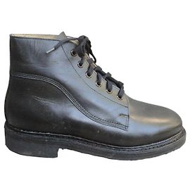 Autre Marque Botas de cuero negras Negro