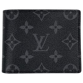 Cartera Louis Vuitton Portefeuille Slender Bi-fold Wallet Negro