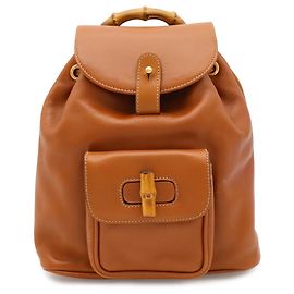 Gucci Bamboo Mini Backpack Brown