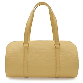Bolsa Louis Vuitton Epi Soufflot Branco Cru